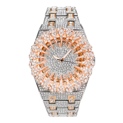 Mens Metal Band Watch  - 10336B-MB