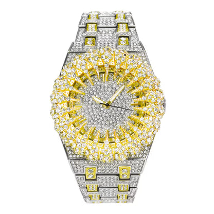 Mens Metal Band Watch  - 10336B-MB