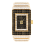 Urban Iced-Out Chandelier Metal Band Watch - 10011-MB