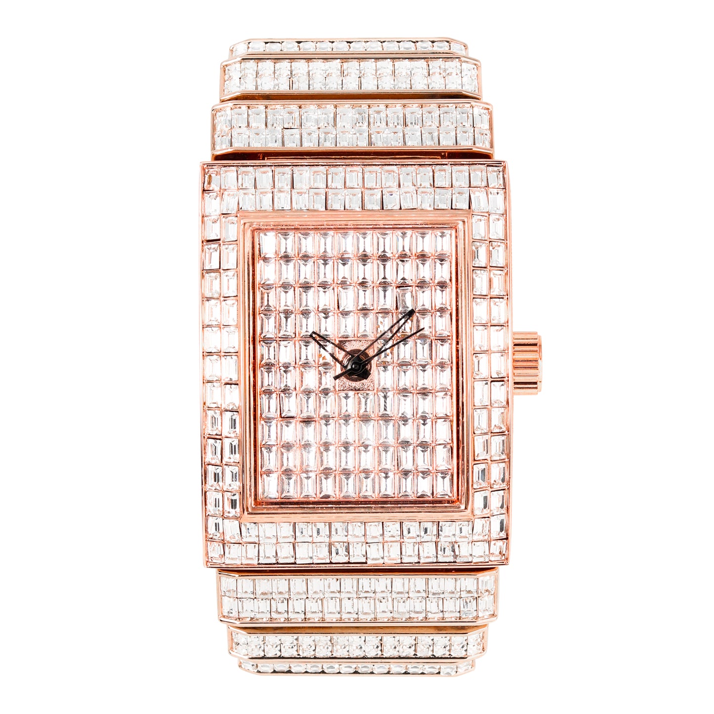 Urban Iced-Out Chandelier Metal Band Watch - 10011-MB