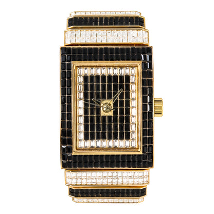 Urban Iced-Out Chandelier Metal Band Watch - 10011-MB