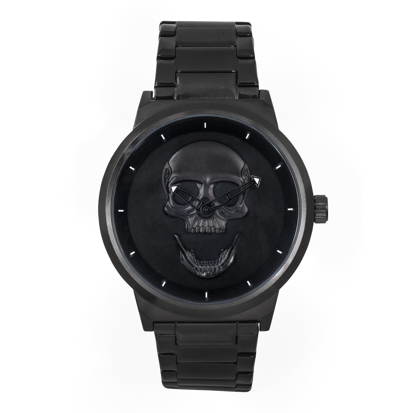 Classic Skull Metal Band Watch - 10026-MB