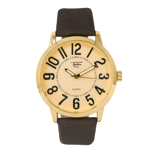 Classic Leather Band Watch - 10033-LB