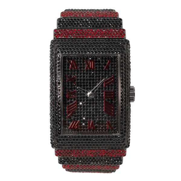 Urban Iced-Out 46mm Chandelier Metal Band Watch - 9832-MB