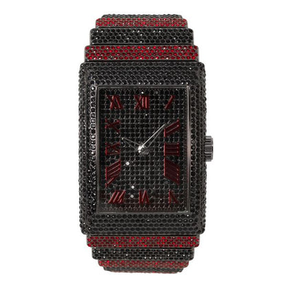 Urban Iced-Out 46mm Chandelier Metal Band Watch - 9832-MB