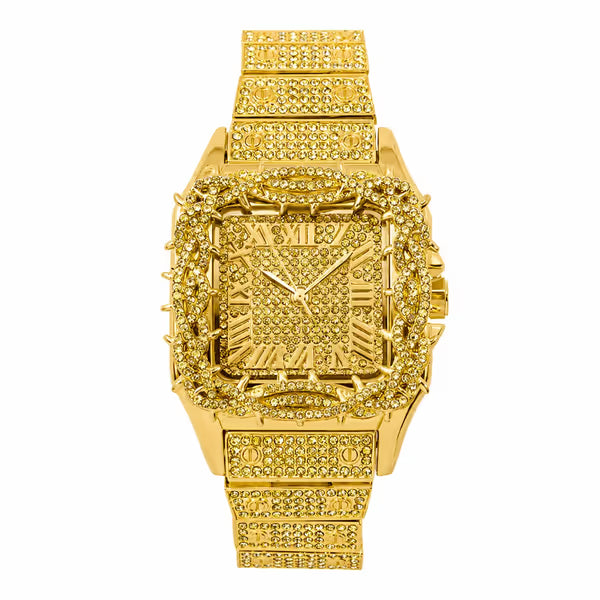 Urban Square Metal Band Watch - 10178B-MB