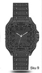 Urban Square Metal Band Watch - 10178B-MB
