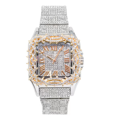 Urban Square Metal Band Watch - 10178B-MB