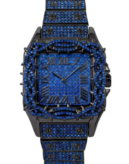 Urban Square Metal Band Watch - 10178B-MB