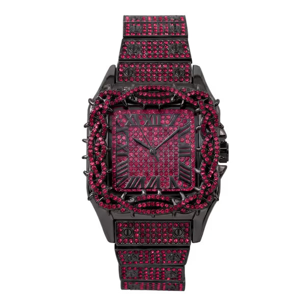 Urban Square Metal Band Watch - 10178B-MB