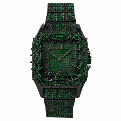 Urban Square Metal Band Watch - 10178B-MB