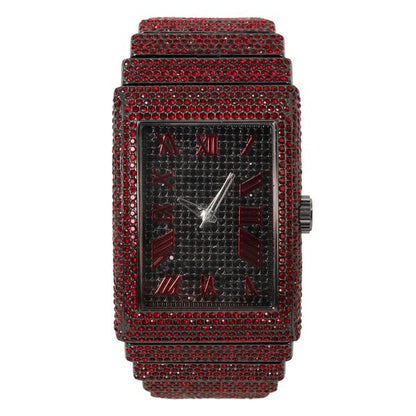 Urban Iced-Out 46mm Chandelier Metal Band Watch - 9832-MB