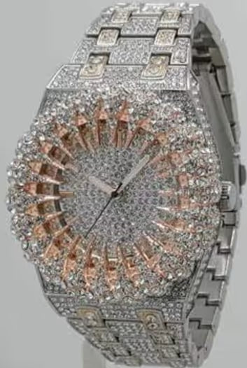 Mens Metal Band Watch  - 10336B-MB