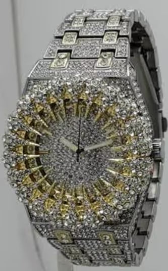 Mens Metal Band Watch  - 10336B-MB