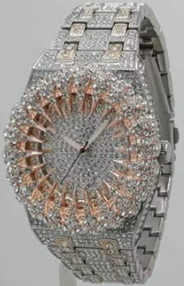 Mens Metal Band Watch  - 10336B-MB