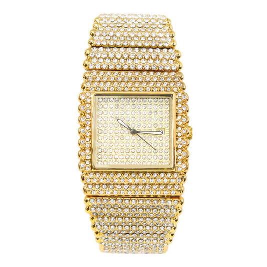 Urban Iced-Out Chandelier Metal Band Watch - 10428-MB