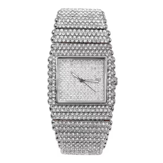 Urban Iced-Out Chandelier Metal Band Watch - 10428-MB