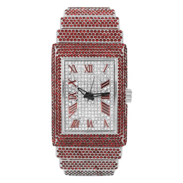 Urban Iced-Out 46mm Chandelier Metal Band Watch - 9832L-MB