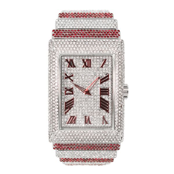 Urban Iced-Out 46mm Chandelier Metal Band Watch - 9832-MB