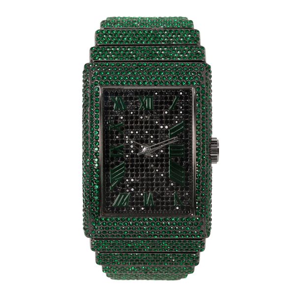 Urban Iced-Out 46mm Chandelier Metal Band Watch - 9832-MB