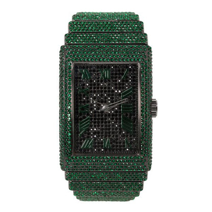 Urban Iced-Out 46mm Chandelier Metal Band Watch - 9832-MB