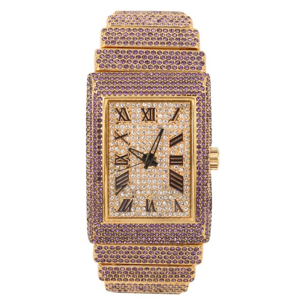 Urban Iced-Out 46mm Chandelier Metal Band Watch - 9832L-MB