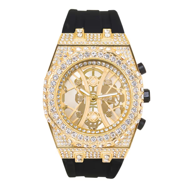 Urban 43mm Silicone Band Watch - 9709C-SB