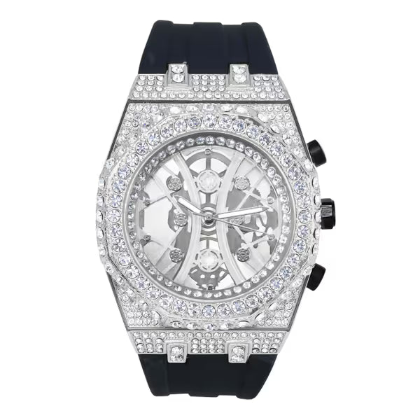 Urban 43mm Silicone Band Watch - 9709C-SB