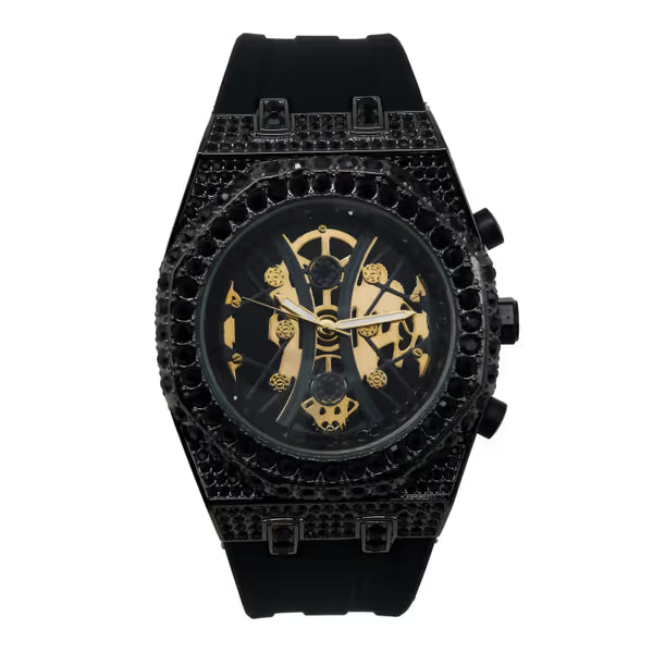 Urban 43mm Silicone Band Watch - 9709C-SB