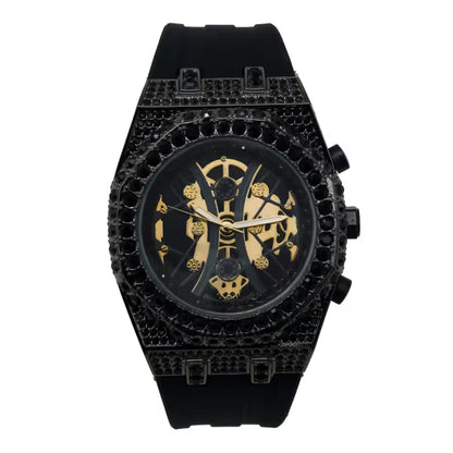 Urban 43mm Silicone Band Watch - 9709C-SB