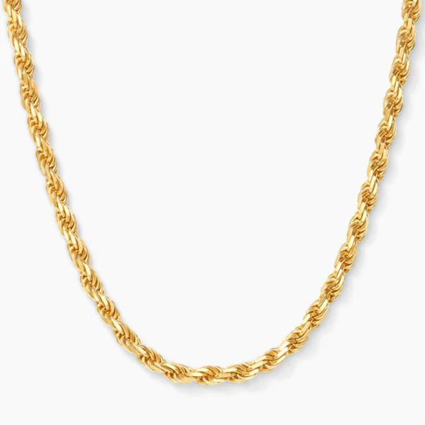 4MM ROPE CHAIN GOLD
