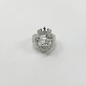 Iced 0.41CT Moissanite Lion Head Crown Ring in Premium Sterling Silver