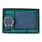 Men's Classic Leather Band Watch and Wallet Gift Set - WWS-9379