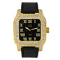 Urban 45mm Iced Out Square Watch - 7747B-SB