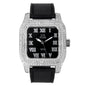 Urban 45mm Iced Out Square Watch - 7747B-SB