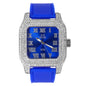 Urban 45mm Iced Out Square Watch - 7747B-SB