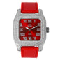 Urban 45mm Iced Out Square Watch - 7747B-SB