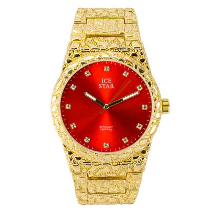 Urban 43mm Nugget Metal Band Watch - 8364-MB
