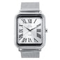 Classic 39mm Square Mesh Band Watch - 8382-MS