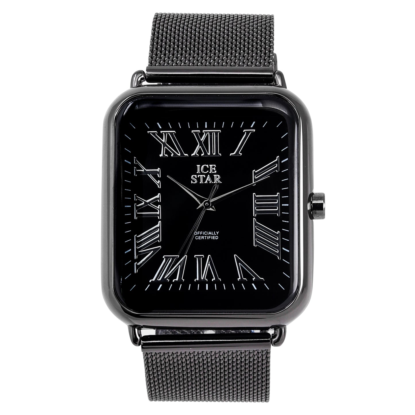 Classic 39mm Square Mesh Band Watch - 8382-MS