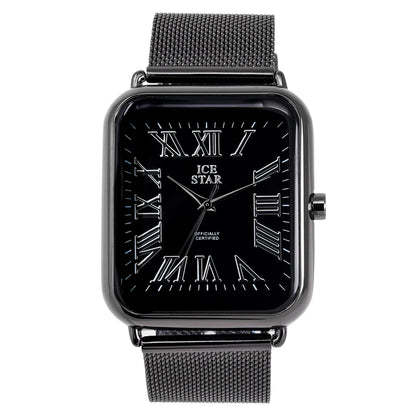 Classic 39mm Square Mesh Band Watch - 8382-MS