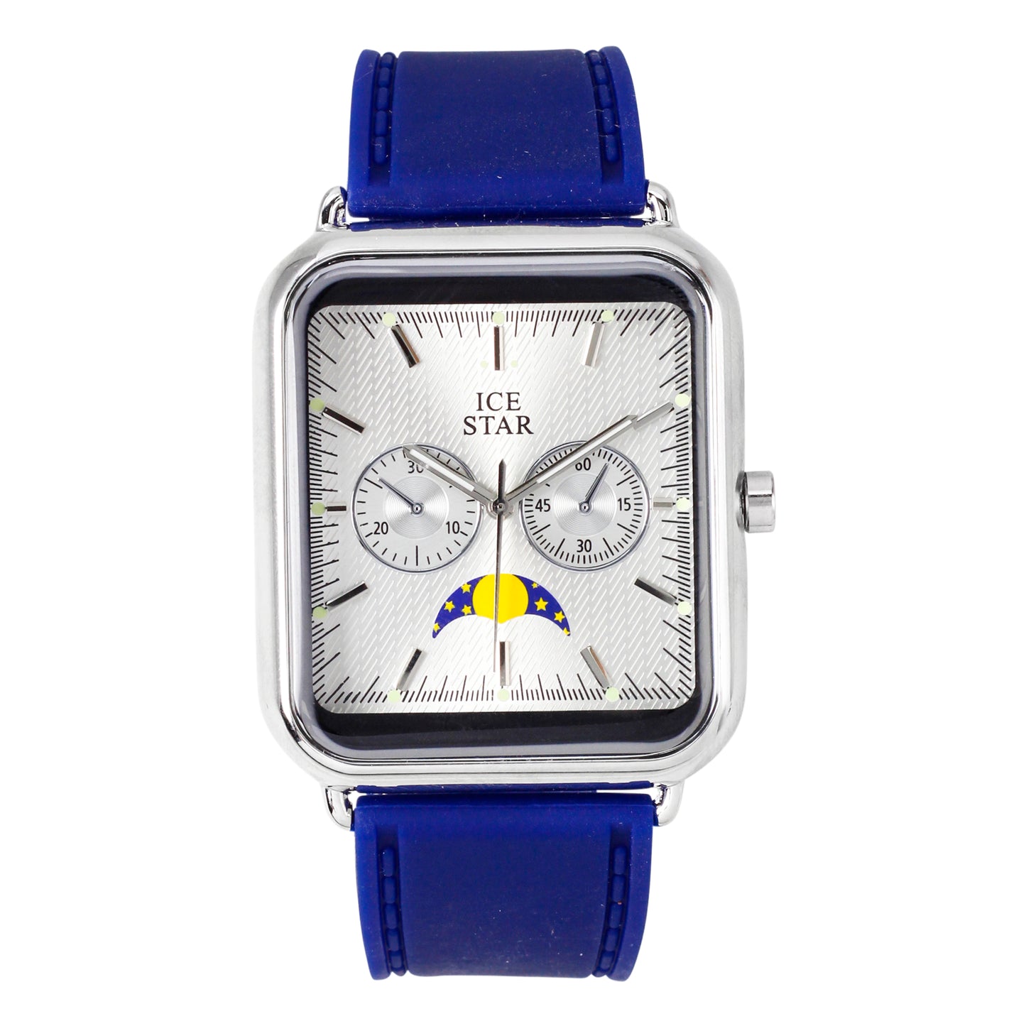 Classic 39mm Square Silicone Watch - 8382C-SB