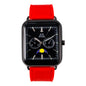Classic 39mm Square Silicone Watch - 8382C-SB
