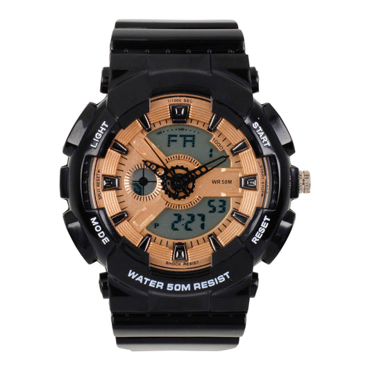 Digital 51mm Silicone Band Watch - 8648-DG