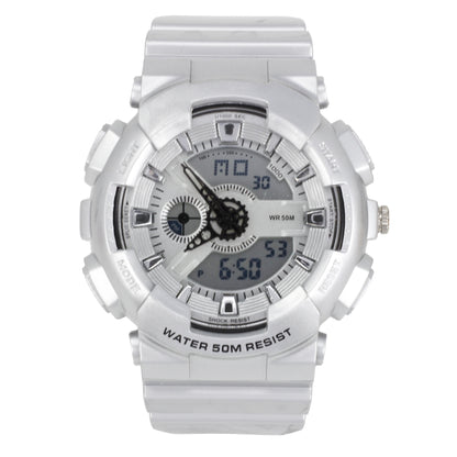 Digital 51mm Silicone Band Watch - 8648-DG