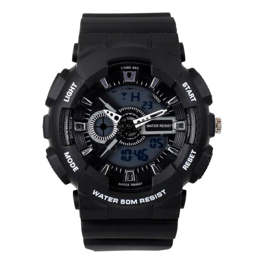 Digital 51mm Silicone Band Watch - 8648M-DG