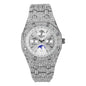 Urban Iced Out 42mm Metal Band Watch - 8785-MB