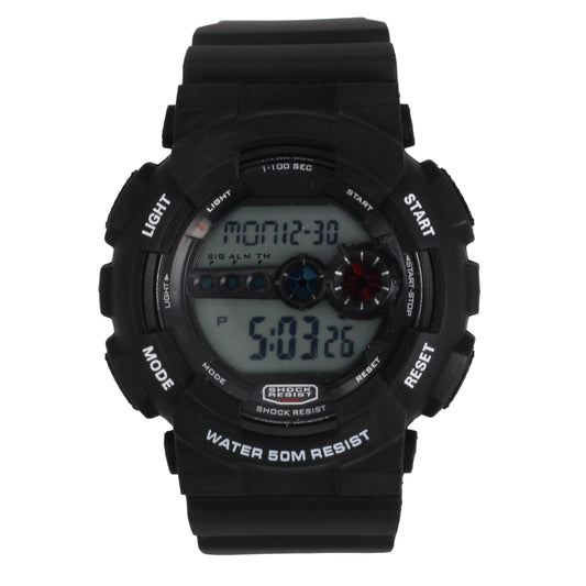 Digital 50mm Silicone Band Watch - 8789-DG