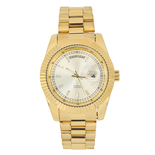 Stainless Steel 39MM Classic Quartz MB Watch - 8813E MB