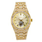Urban Iced Out 42mm Metal Band Watch - 8832A-MB